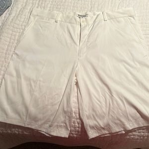 Men’s Nike golf shorts. White. Never worn. Size 38